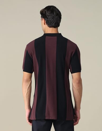 Image of U.S. Polo ASSN. Striped Slim Fit Polo T Shirts for Men - 100% Cotton, Half Sleeves Mens Tshirt