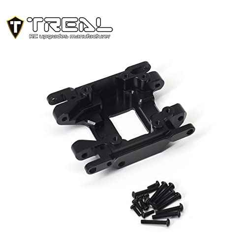 Image of TREAL Aluminum 7075 Center Skid Plate CNC Machined Upgrdes Compatible with 1 /18 TRX-4M (Black)