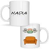Taza personalizada con nombre. Regalos Frikis personalizados. Tazas Friends Personalizadas. Tazas de series personalizada. Regalos originales. (Friends)