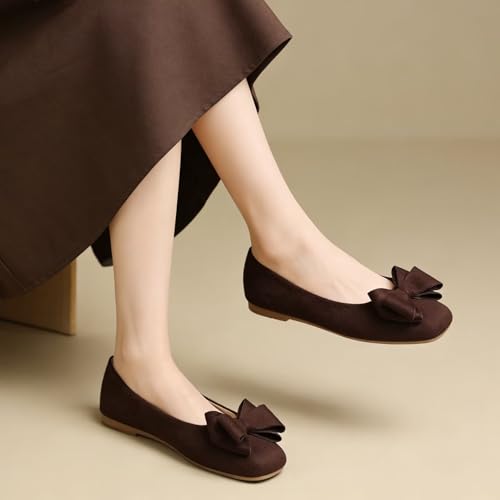Image of Dear Time Women's Flats Shoes Bowknot Dressy Ballets Loafers Wedding Business Casual Walking Shoes