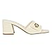 Guess Women's Gallai Sandal, Ivory Patent 152, 5