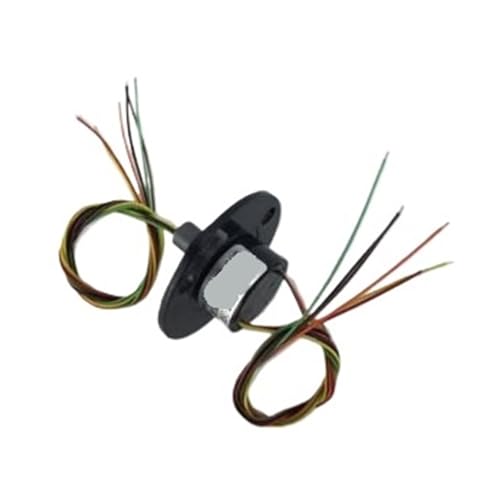 Bague collectrice 6 circuits 2A capsule rotative 22mm pour éclairage scène