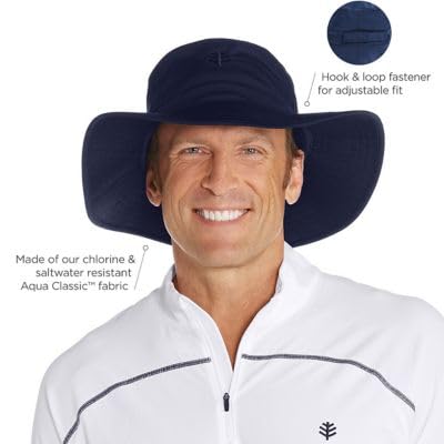 Image of Coolibar UPF 50+ Men's Nate Chlorine Resistant Bucket Hat - Sun Protective