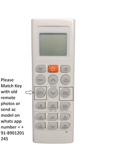 Image of AMAZOR Air Conditioner Remote Compatible for (LG AC Remote 6in1 Model 36S)