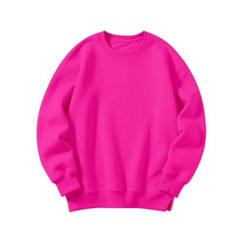 Girls Oversized Sweatshirts Long Sleeve Crew Neck Kids Pullover Chunky Knit Sweaters 2025 Fall Cute Clothes 3-142