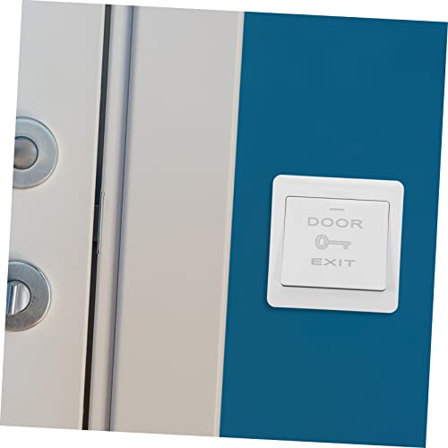 Uonlytech 2 Peças Interruptor De Painel Bot Botão De Saída De Porta De Plástico Interruptor De Liber