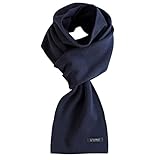 [TAVARAT] [タバラット] 3秒マフラー メンズ 日本製 ロングマフラー 無地 コンパクト (ミッドナイトネイビー)