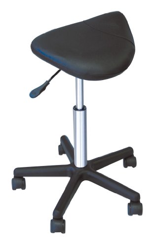 Comair 3070078 Fury - Sgabello con ruote, colore: Nero