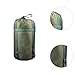 Lljsszr Compression Stuff Sack with Adjustable Straps, 18cm X 38cm, Sleeping Bag, Compression Bag for Hiking, Backpacking, Traveling, Green