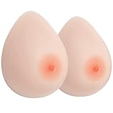 IVITA A Cup Silicone Breast Form Fake Boobs Fake Breast Bra Enhancers inserts for Mastectomy Prosthesis Crossdresser Transgender Cosplay