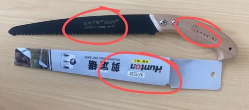 BOOSDEN 11'' のこぎり ノコギリ 木材用 のこぎり 庭木 太い生木を切る 万能ノコギリ 粗大ゴミ解体 小型 鋸 手ノコ 剪定 キャンプ 木工 園芸 庭木 切断 枝切り