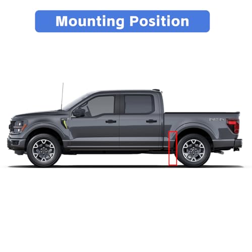 Image of 2PCS Mud Flap Delete Kit for 2021-2026 Ford F150 2WD /4WD Mudflaps, All Weather Protects Against Rocks and Debris, MudGuards Removal Replacement Exterior Accessories No Need to Drill