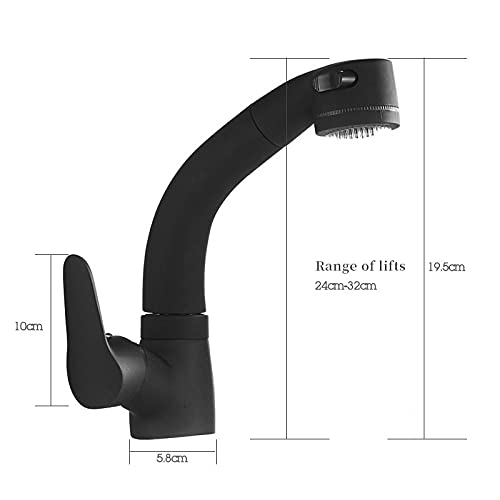 Mitigeur eau froide chaude flexible réglable élergile pont 360