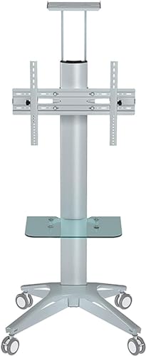 Soporte Móvil Universal para TV con Ruedas Silver miniatura 1