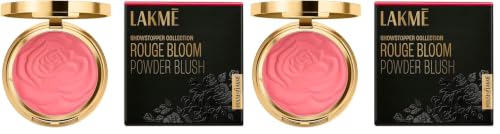 Image of Lakme Showstopper Collection Rouge Bloom Powder Blush Pink Blossom -12g (Pack of 2)