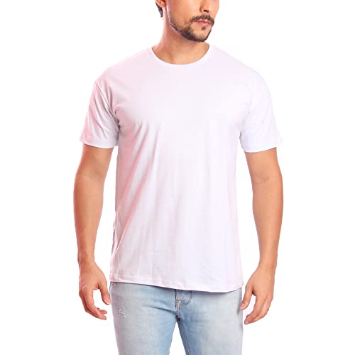 Kit 5 Camisetas Masculina Lisa Algodão Qualidade, Tamanho M