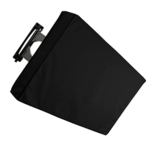 Housse de protection TV extérieure étanche anti-poussière bâche écran jardin noire Oxford