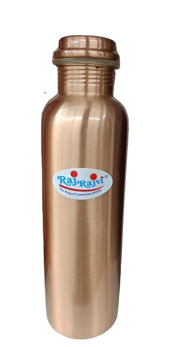 SHREE METAL UDHYOG -RAJ RAJVI COPPER BOTTEL 900 ML LACQURE COATED-PACK OF 1