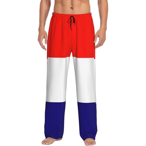Pantalon de pyjama pour homme grand et grand taille XXL noir pour éviter de flotter