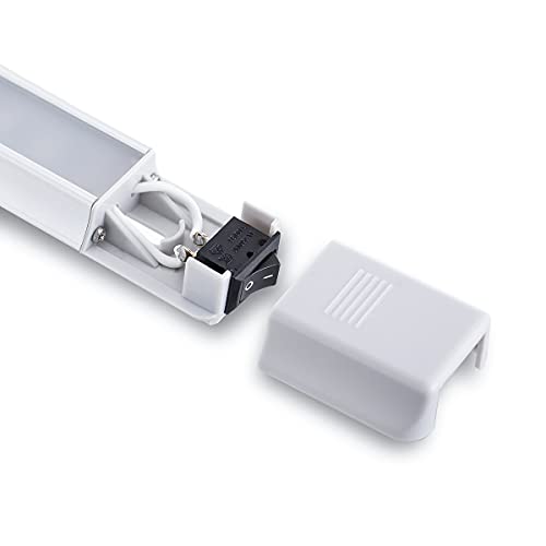 Lámpara LED para interior Raycharm 18.4" x 1.1" gris miniatura 5
