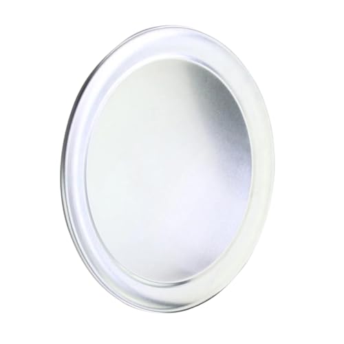 Genérico Bandeja de aluminio for hornear, plato Pizza for el hogar, bandeja multifunción con revestimiento suave, forma redonda, reutilizable, resistente al desgaste