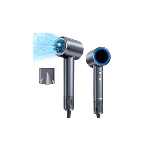 Hair Dryer, 150000 RPM Professional High Speed Blow Dryer, Negative Ionic Hair Dryer for Fast Drying, Low Noise with Magnetic Nozzle for Home Travel Valentine's Day Gift Ideas for Women Men