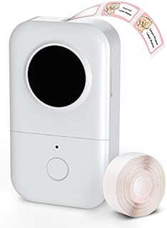 Phomemo D30 Label Printer, Bluetooth Wireless Mini Pocket Smartphone Label Maker Machine with Tape, Direct Thermal Printer Rechargeable Labeler Compatible with iPhone/Android, Rechargeable Labeler