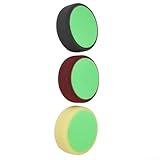 3 cuscinetti in schiuma per lucidatura auto, lucidatura e sigillatura di rivestimenti automobilistici (7,6 cm)