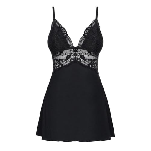 Nuisette et String 810-Bab-1 Noir Obsessive Taille SM Vêtement de Nuit - 5