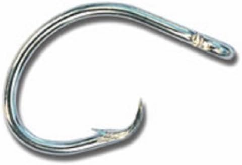 Mustad Classic 2 Extra Strong in Line Point Duratin Circle Fishing Hook | Strong for Heavy Tuna | Fewer Deep Hooks for Catch and Release