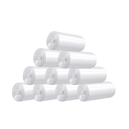 300 Counts Strong Trash Bags, 0.5 Gallon Tiny Countertop Waste Bags, for Small Trash can, Desktop Trash Bin for Bathroom Kitchen Office Table