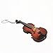 Broadway Gifts 5 Inch Brown Wood Violin Ornament Decoration - Instrument Ornament Gifts for Musicians