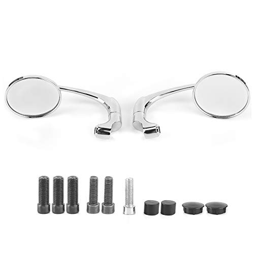 Rétroviseur de moto rond pour modification guidon sans vibration