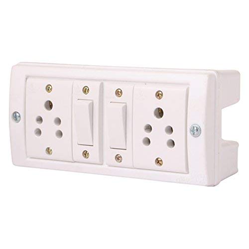 Mr.BAHUL Power Strip Extension Multi Outlet Board Fitted with 2 Anchor Sockets(5 Amp),2 Anchor Switch and 4 Metre Wire with 5 Amp Plug-image-34