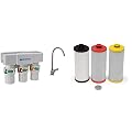 Aquasana 3-Stage Under Sink Water Filter System + Replacement Filter Cartridges