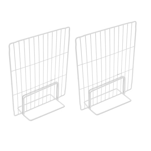 COLLBATH 2 Piezas Divisores de Congelador Ajustables Separadores Metálicos para Estantes de Refrigerador Organizador de Almacenamiento para Supermercados y Uso Doméstico Instalación y