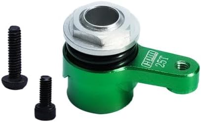 Aluminum 7075 25T Servo Horn with Built-in Spring for Losi 1/18 Mini LMT 4X4 Brushed Monster Truck RTR-LOS01026 Upgrade Parts - Green