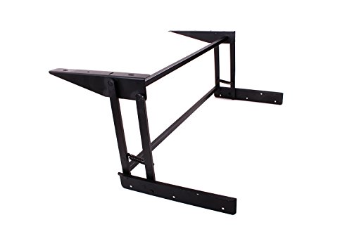 Eclv Lift Up Top Large Coffee Table Diy Hardware Fitting Furniture Mechanism Hinge Spring With Mounting Screws (Black) #TOP3