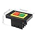 Start Stop ON/Off 2 Positions Latching Push Button Switch 2KW for Electric Tool YENCONG708