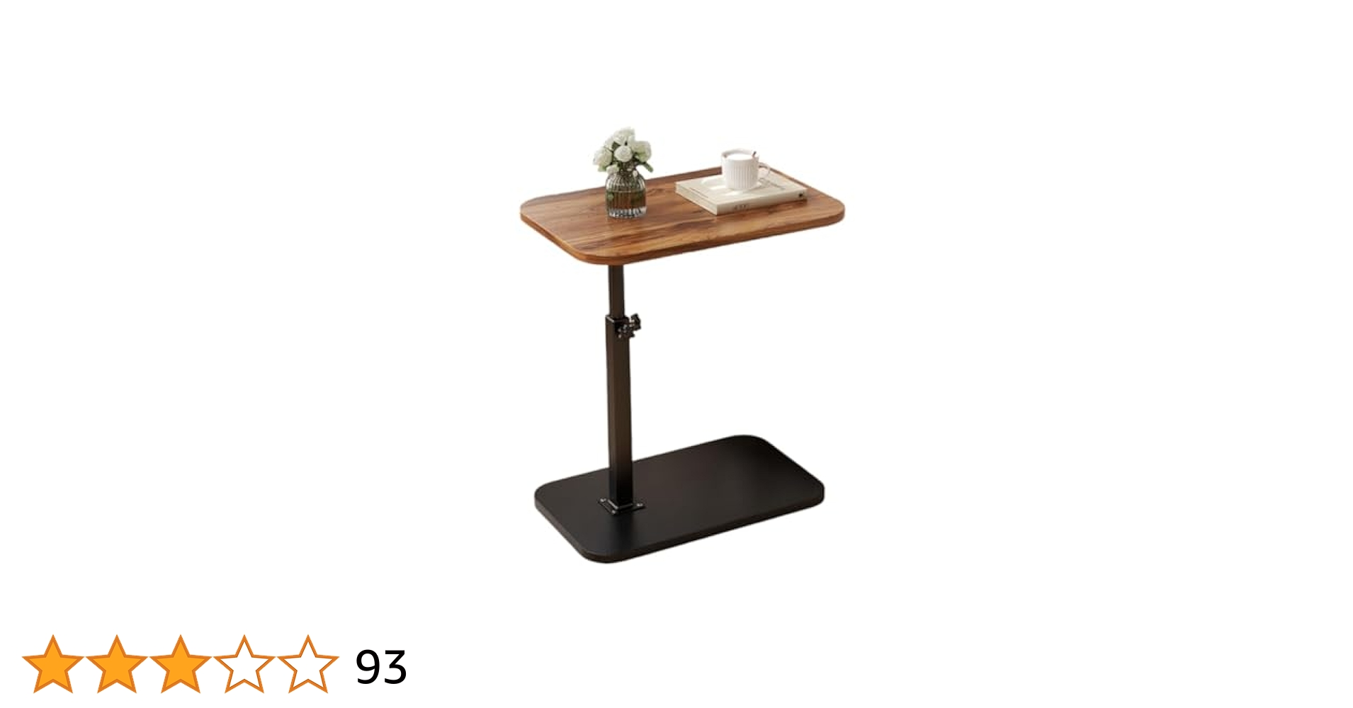 Amazon｜サイドテーブル 昇降式 ベッドサイドテーブル 回転