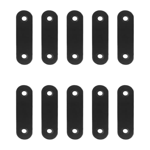 BLOOPIC WCg 10Zbg XeX I I󂯋 Œ Ƌ⋭v[g DIYp lWt A ubN (57×16×1.7mm)