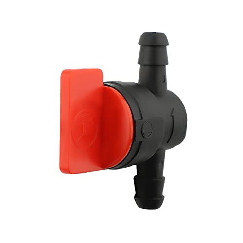 Panari 1/4" Fuel Hose Gas Inline Straight Cutoff Shut Off Valve Clamp For 493960 494768 698183 283207 95162S Oregon 07-406 Am36141 Am107340 Toro 1-603770 54-3150 #TOP2