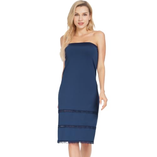Image of MANCYFIT Strapless Slips for Under Dresses Women Full Slip with Invisible Straps