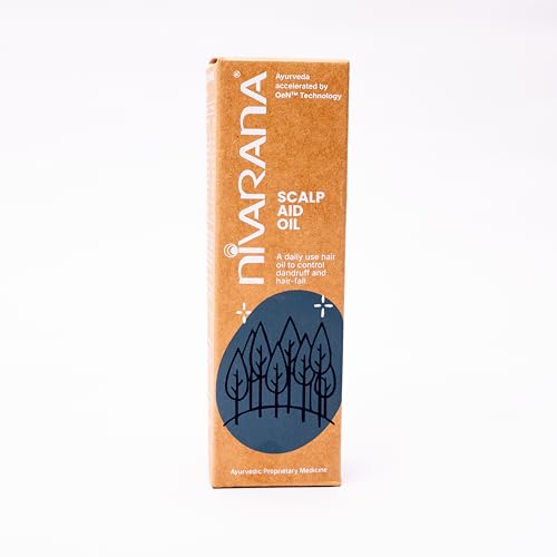 Image of Nivarana Scalp Aid Oil | An Ayurvedic Solution for Healthy Scalp | Helping to Control Dandruff | Minimize Hair Loss, and Promote Better Sleep | Ayurvedic Hair Care Scalp Oil | 100ml
