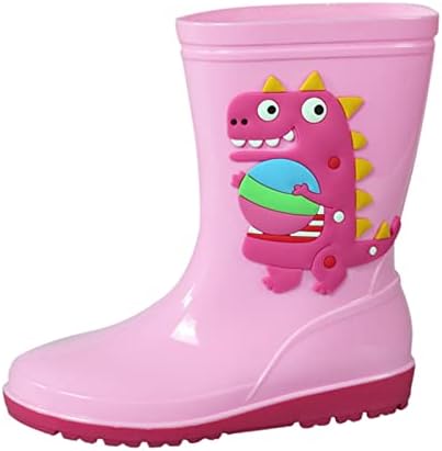 Toddler Rain Boots Baby Rain Boots Short Rain Boot Snow Rain Boots Rubber with Soft Removable Liner Fitness Shoes