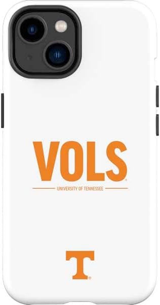 Skinit Impact Phone Case Compatible with iPhone 14 Plus - Officially Licensed University of Tennessee-Knoxville T Logo Vols on Gray Design