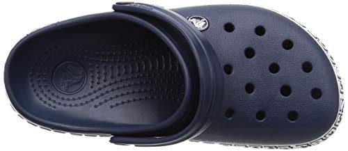 Image of Crocs Boy's Navy /White Clogs - J6 (205992-462)