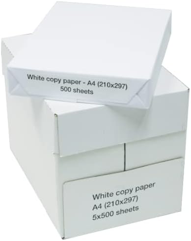 UBT A4 Performance White Copy / Copier / Laser / Printer / Printing Paper 1 Ream / Pack of 500 Sheets