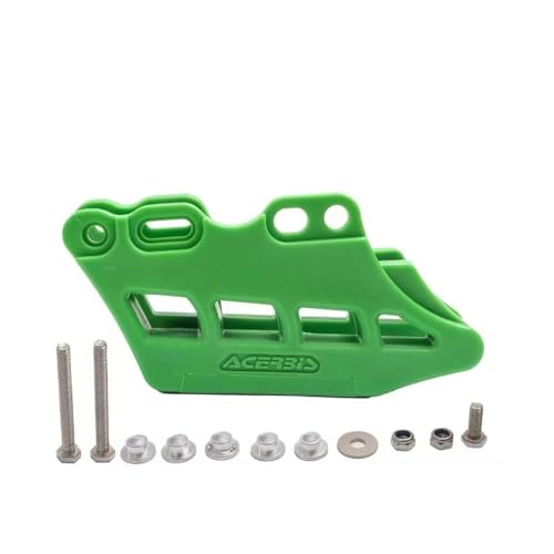 Guide-chaîne moto tout-terrain vert haute protection pour modèles CRF YZF WRF RM DRZ