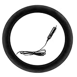 Heated Steering Wheel Cover - Luxury Steering Wheel Heater, 12V Quick Hand Warmer,...